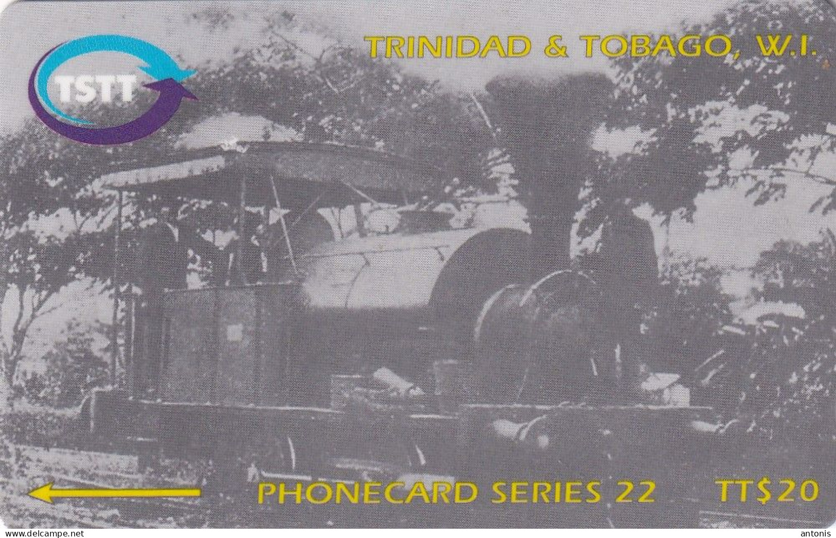 TRINIDAD & TOBAGO(GPT) - The First Train To San Fernado In 1892, CN : 205CTTD/B(0 With Barred), Used - Trinité & Tobago