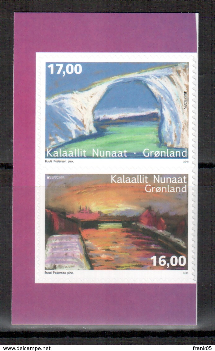 Grönland / Greenland / Groenland 2018 Satz Aus MH/set From Booklet EUROPA ** - 2018