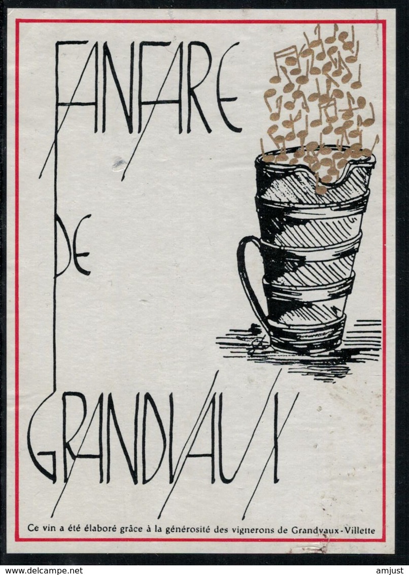 Etiquette De Vin // Grandvaux, Fanfare De Grandvaux, Vaud, Suisse - Musica