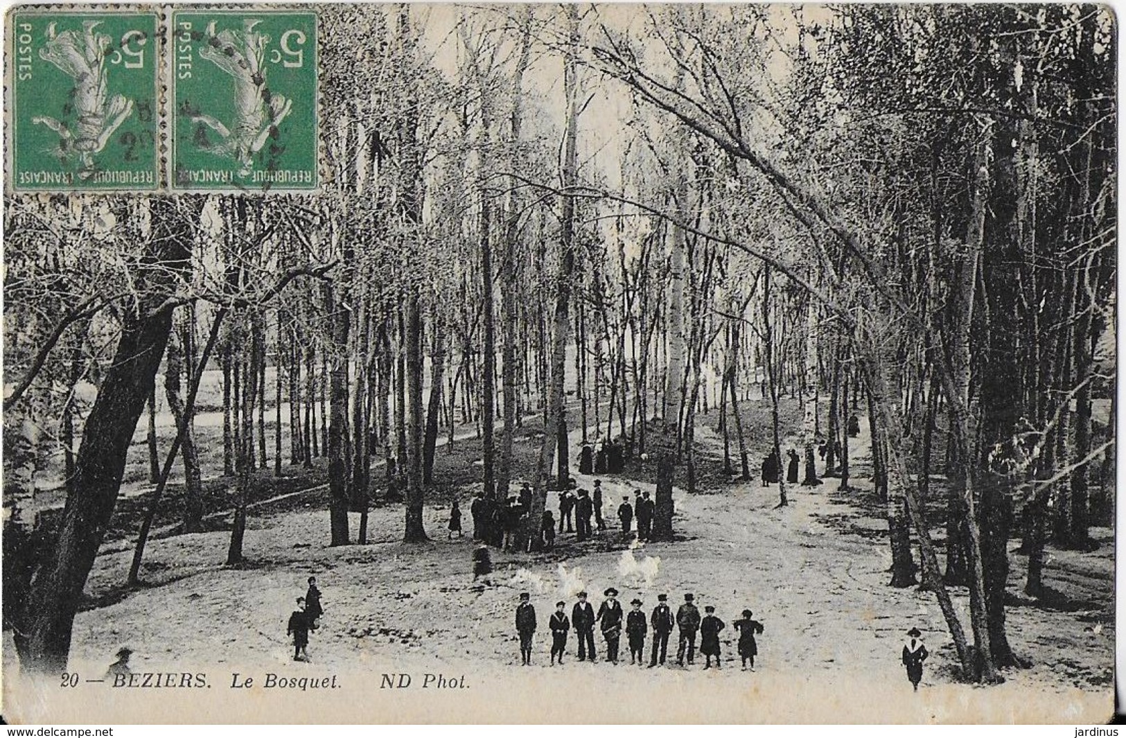 BEZIERS : Le Bosquet  (1914) - Beziers