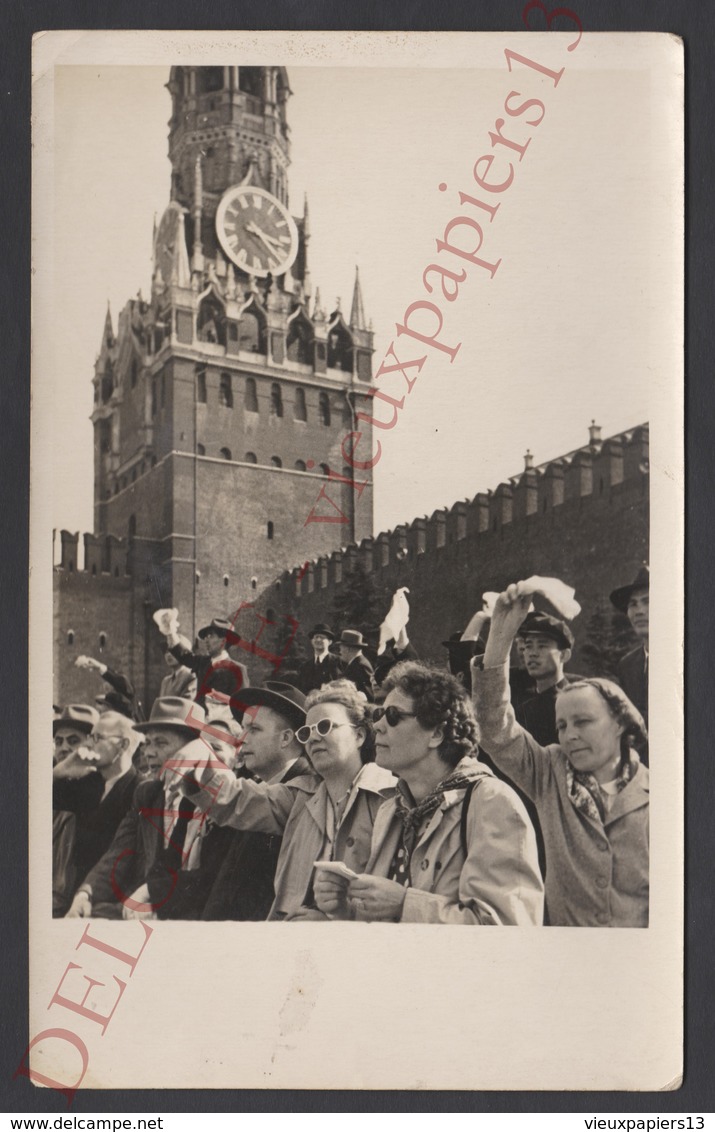 9 photos originales URSS c1950 Communisme Délégations étrangères Gare fluviale Moscou Yalta &c 18x13 Guerre froide photo