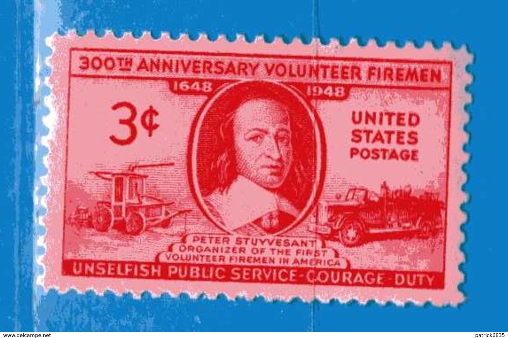 (Mn1) Stati Uniti* - 1948.- Corps Des Pompiers Volontaires - Yvert. 521. Mn - Avec Charnière - Nuovi. - Nuovi