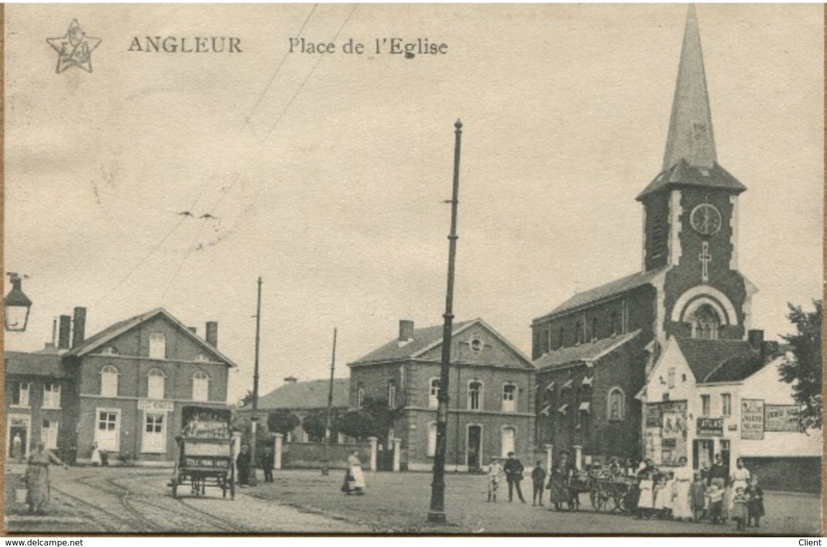 BELGIQUE - FELDPOST - LIEGE - ANGLEUR Place De L'Eglise - Autres & Non Classés