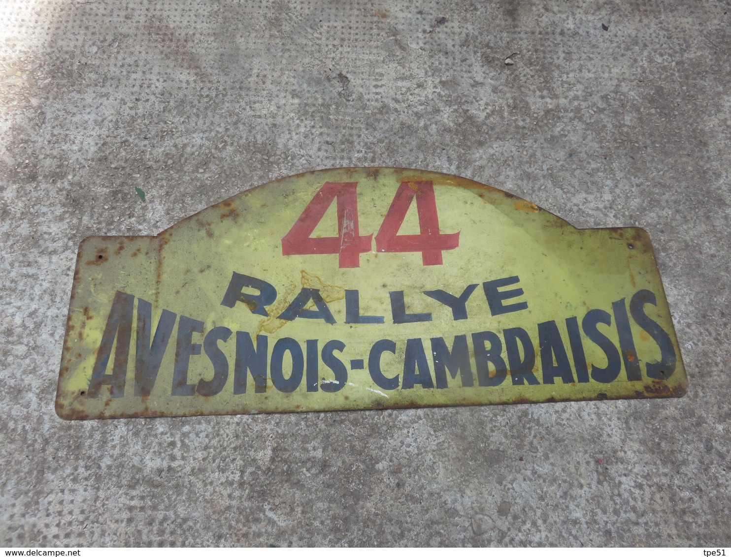 PLAQUE 44 RALLYE AVESNOIS-CAMBRAISIS - Other & Unclassified