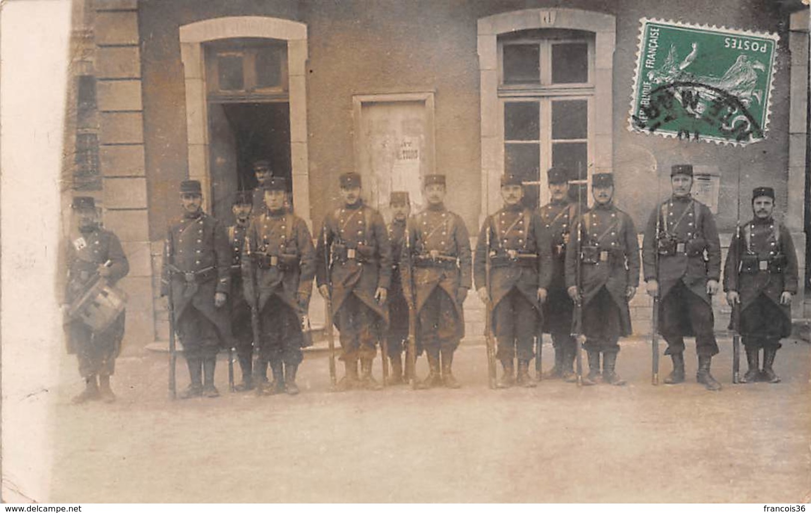 Chaumont (52) - Groupe De Soldats - Carte Photo Militaire Militaria - Chaumont