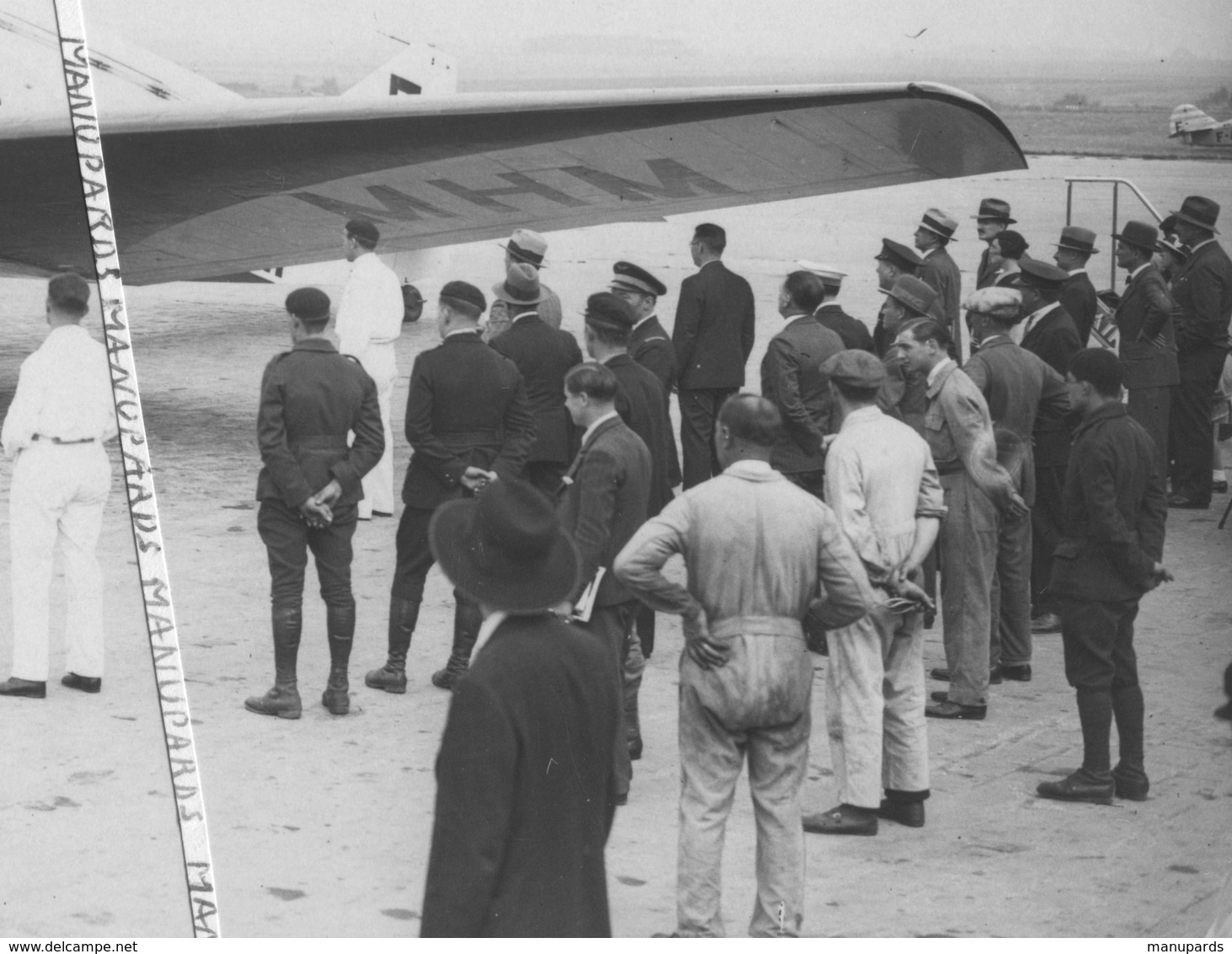 1933 / PHOTO / AVION / WIBAULT PENHOËT 282 T 12 / AIR FRANCE / F-AMHM / PIERRE COT / LE  BOURGET / AGENCE ROL