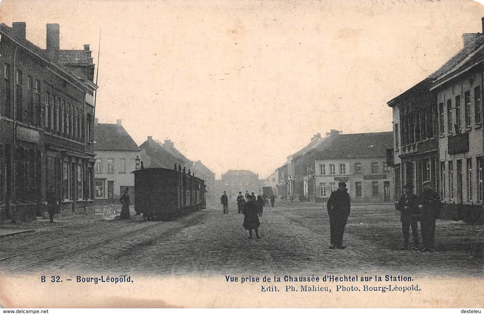 Vue Prise De La Chaussée D'Hechtel Sur La Station Leopoldsburg - Leopoldsburg