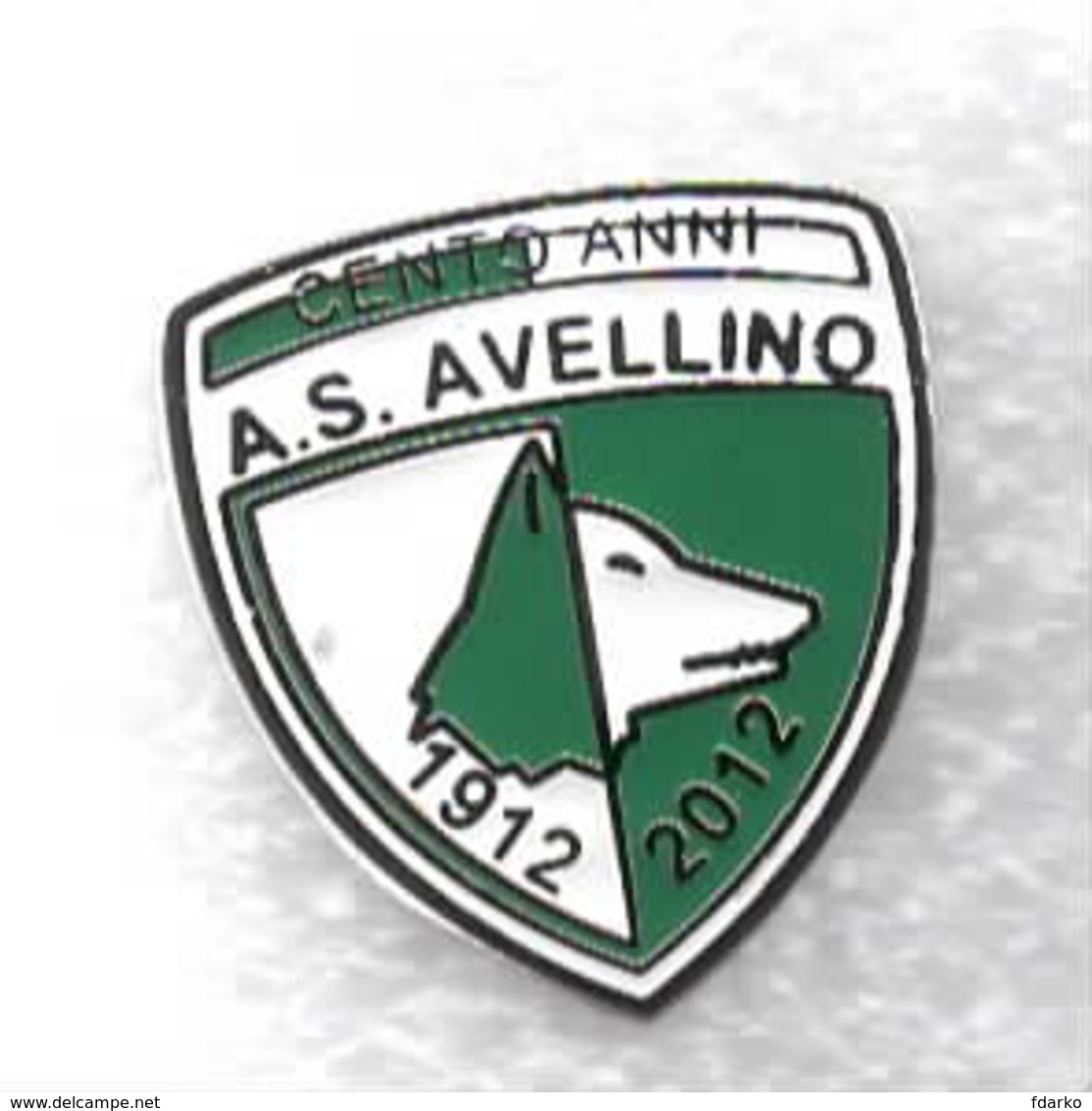 100 Anni AS Avellino Calcio Distintivi FootBall Soccer Spilla Pins Italy - Calcio