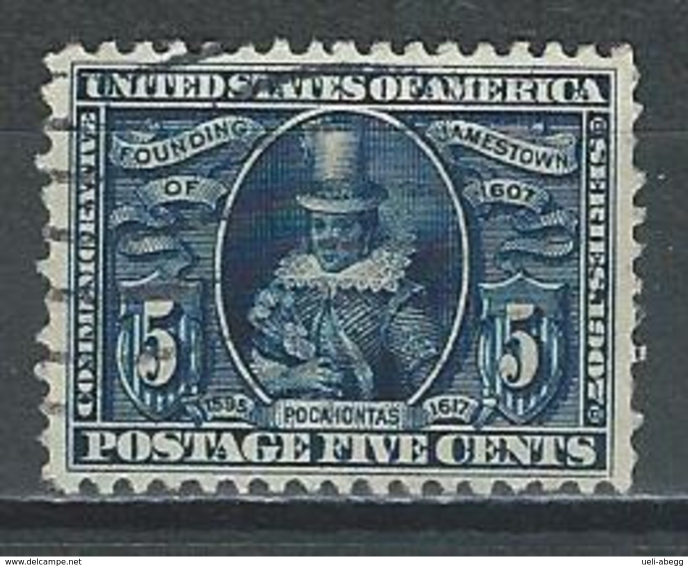 USA Sc 330, Mi 161 O Used - Used Stamps