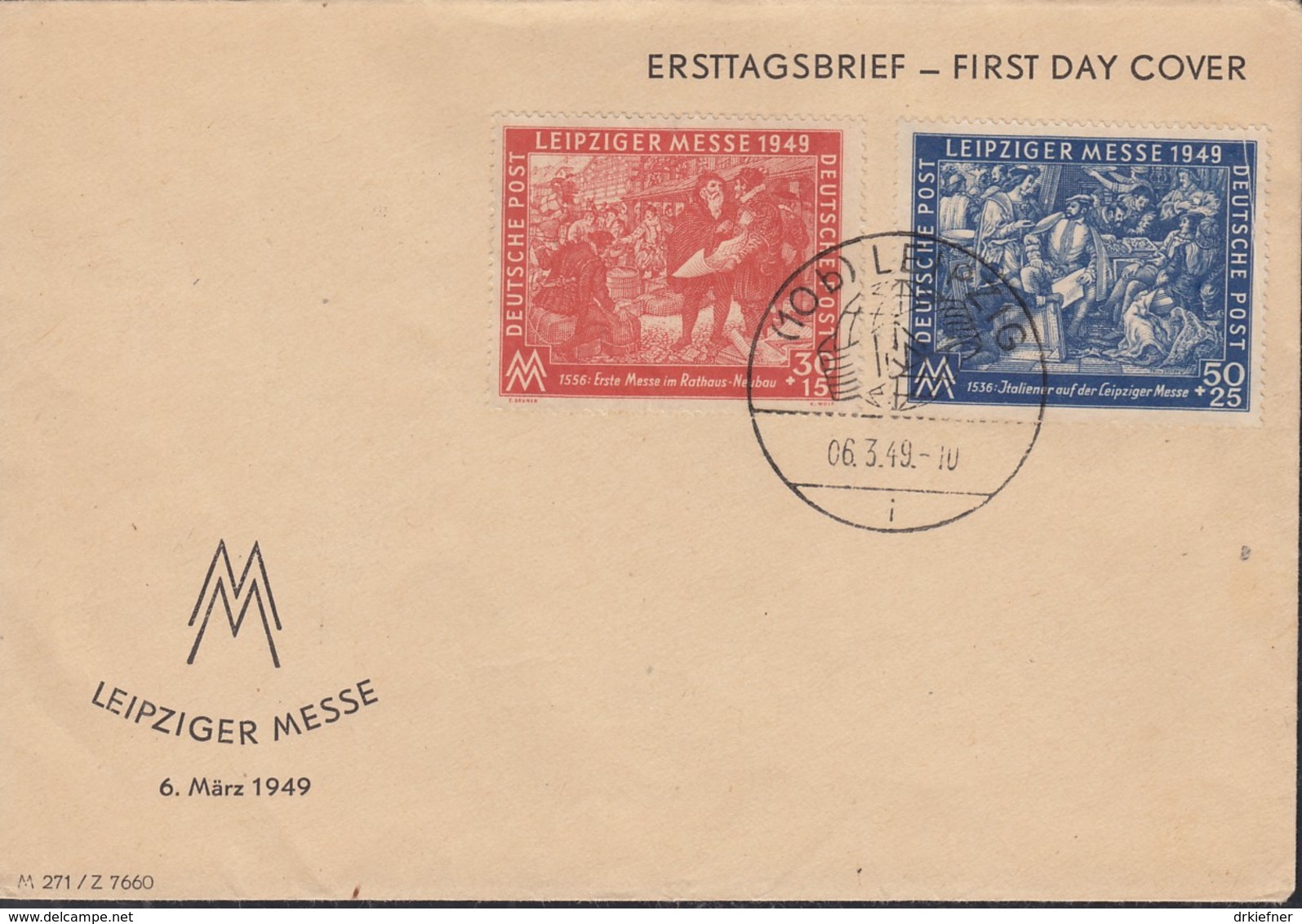 SBZ 230-231, FDC Leipziger Messe 1949 - Autres & Non Classés