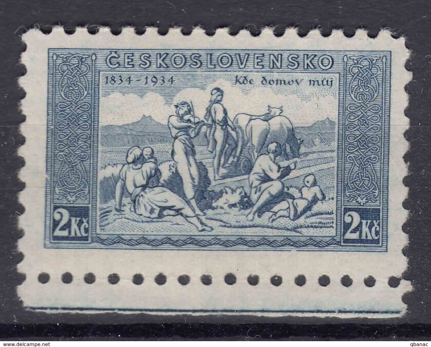 Czechoslovakia 1934 Mi#331 W Mint Hinged - Unused Stamps