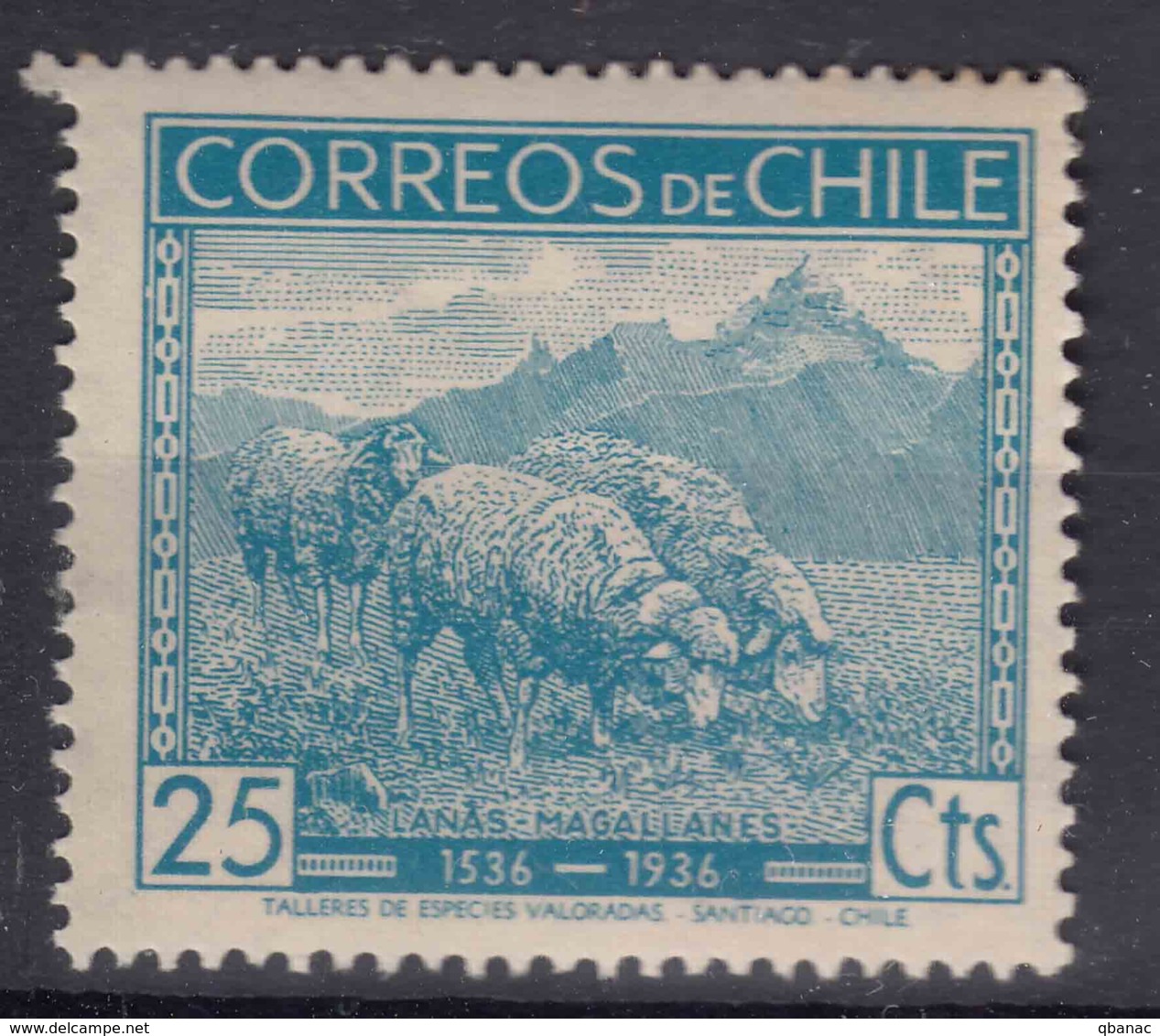 Chile 1936 Mi#223 Mint Never Hinged - Chili