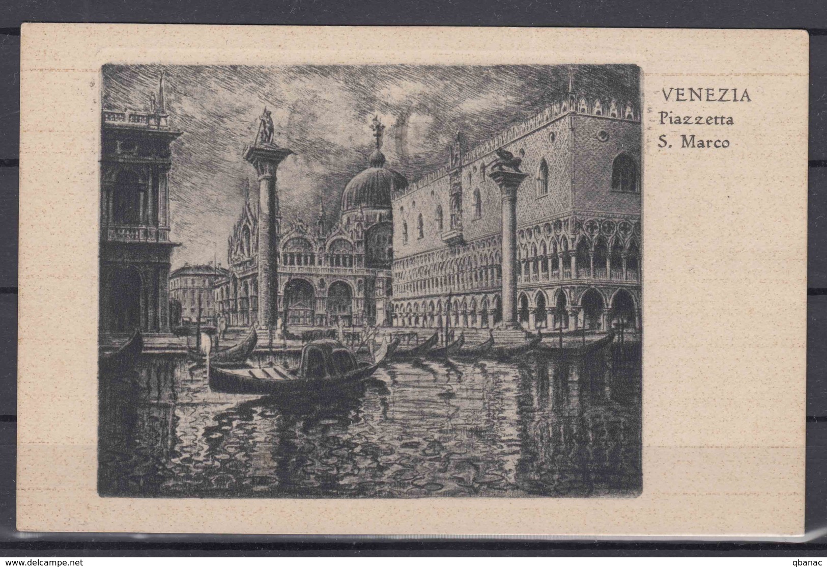 Postcard Travelled To Yugoslavia, Venezia Piazzetta S. Marco - Venezia (Venice)