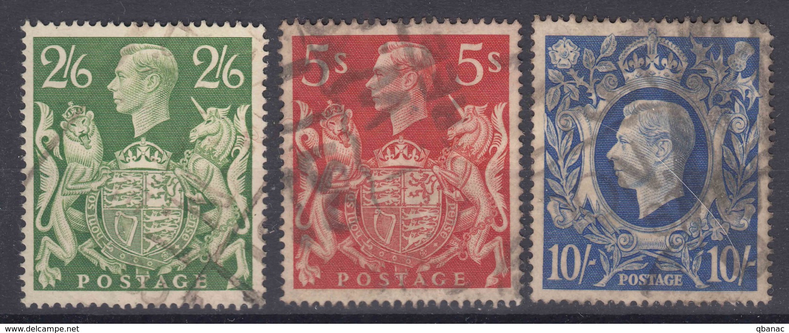 Great Britain Three Used Classics - Usados