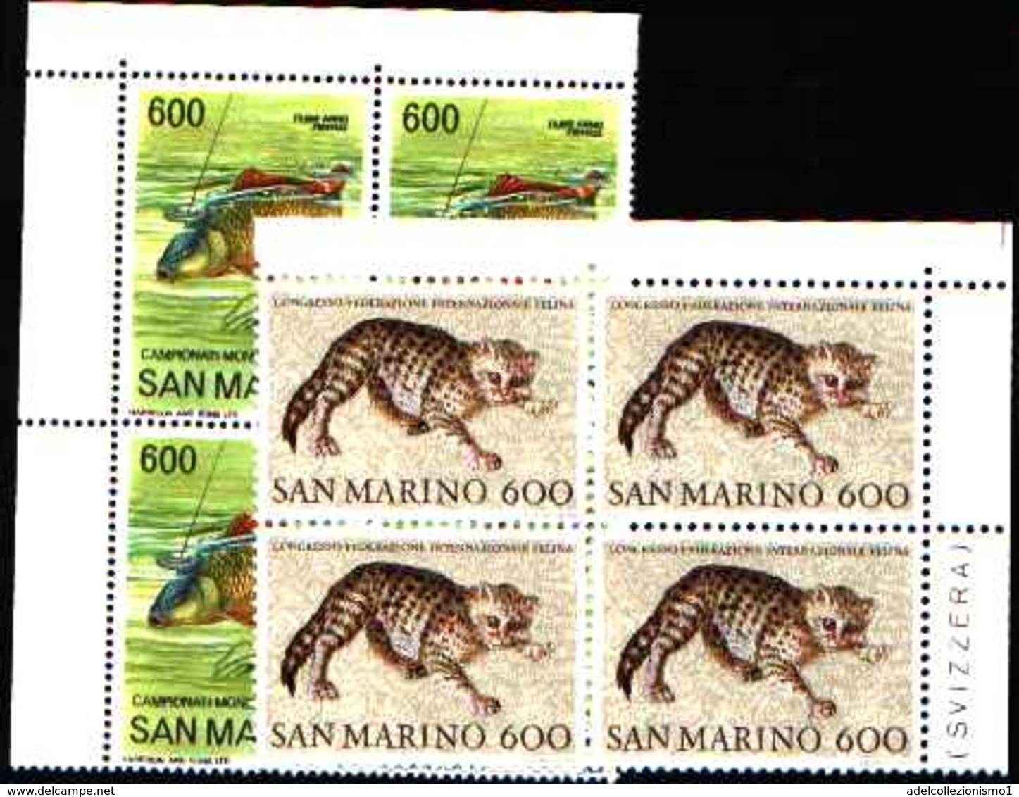 5433bis) SAN MARINO- Congresso Della Federazione Internazionale Felina - 25 Ottobre 1985-in Quartina -MNH** - Nuovi