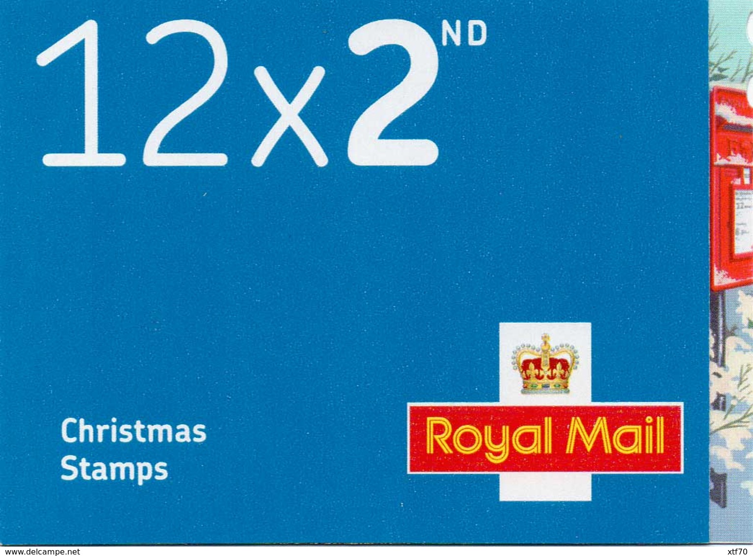 GREAT BRITAIN 2018 Christmas 2nd Class Booklet LX57 - Markenheftchen