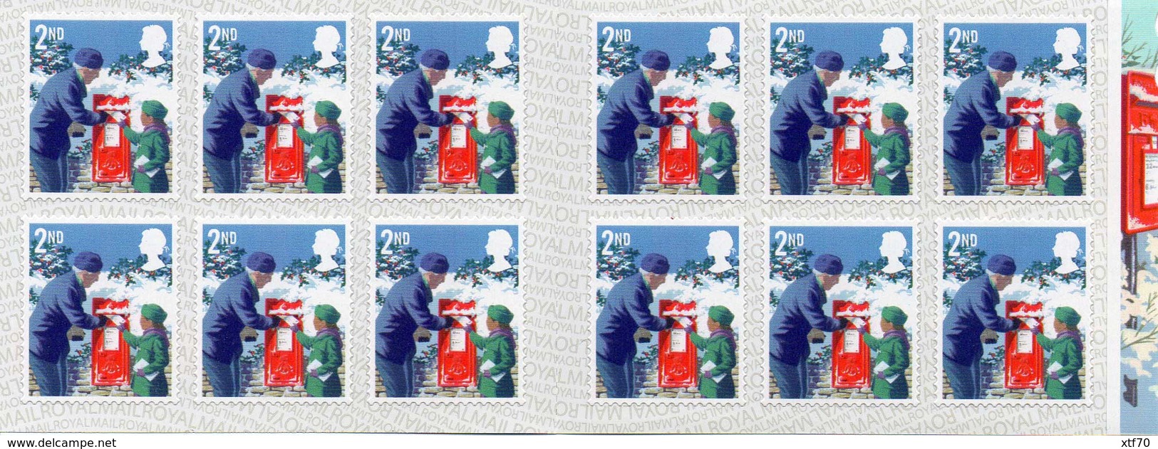 GREAT BRITAIN 2018 Christmas 2nd Class Booklet LX57 - Libretti