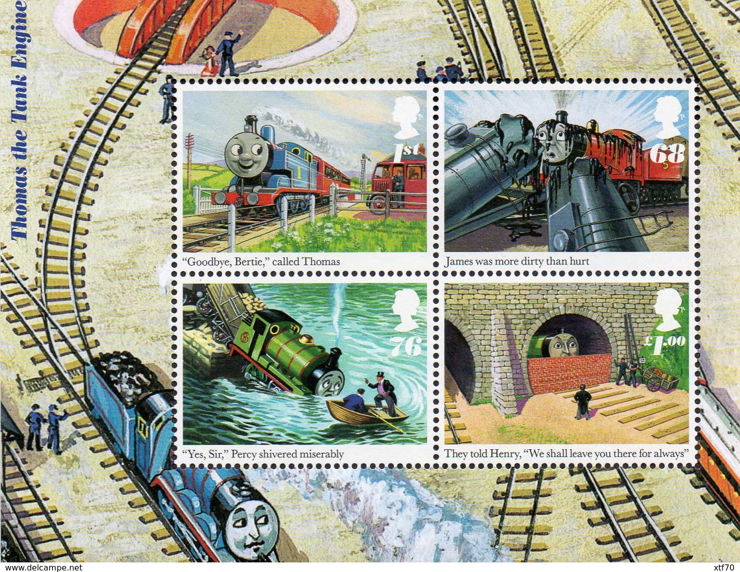 GREAT BRITAIN 2011 Thomas The Tank Engine M/S - Blocks & Miniature Sheets