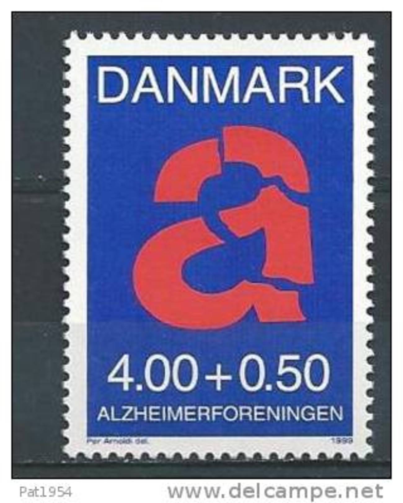 Danemark 1999 N°1230  Neuf ** Surtaxe Contre Maladie Alzheimer - Unused Stamps