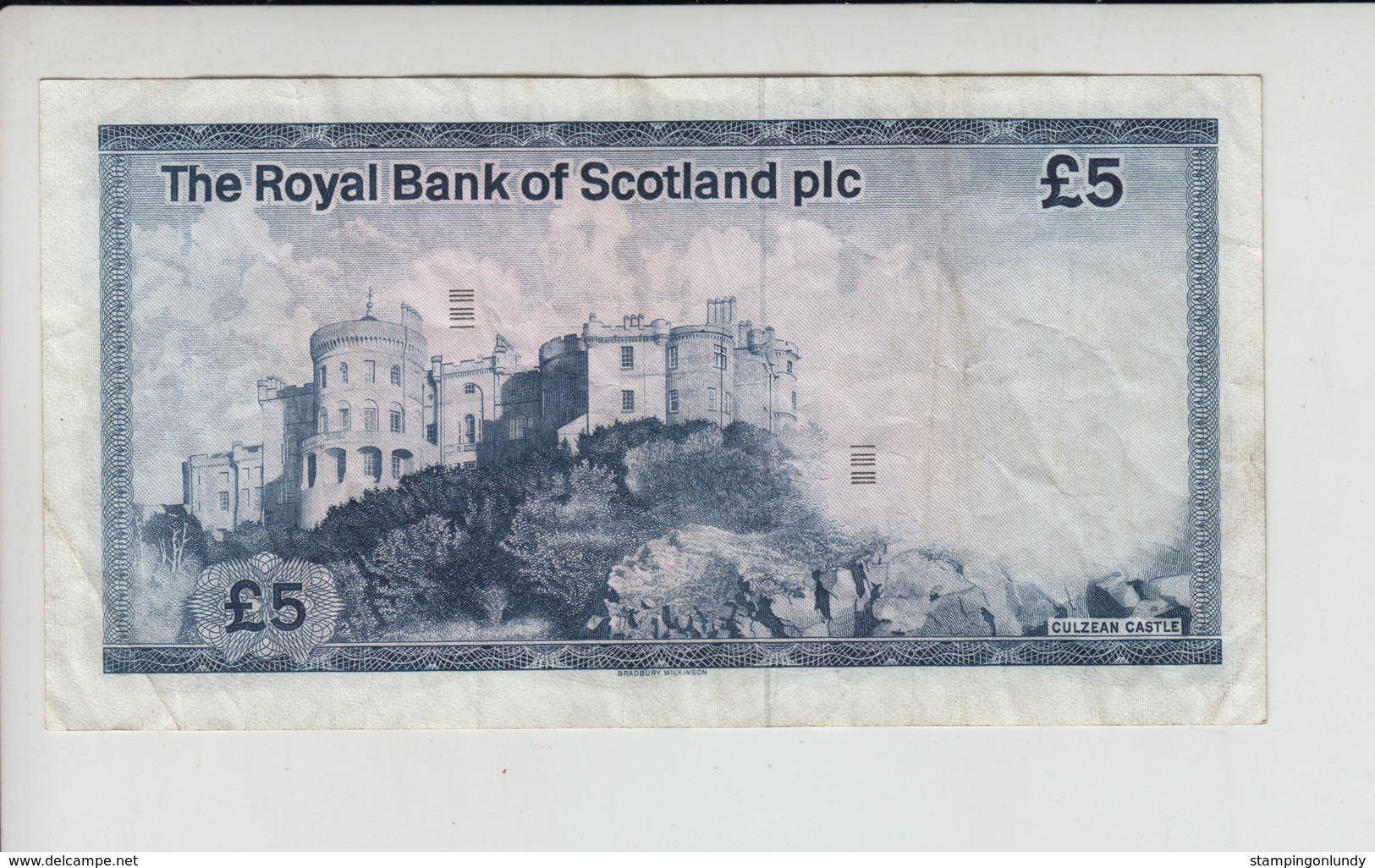 AB310. The Royal Bank Of Scotland Plc £5 Banknote 5th January 1983 #B/28 774641 FREE UK P+P - 5 Pounds