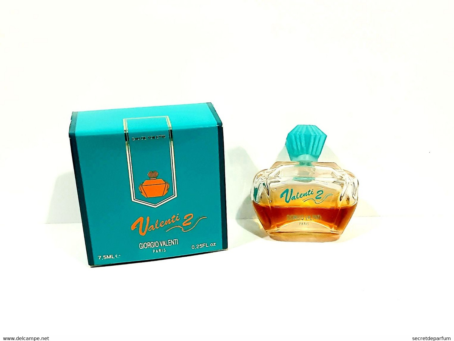 Miniatures De Parfum   VALENTI 2   De GIORGIO VALENTI  EDT  7.5 Ml  + Boite - Miniatures Womens' Fragrances (in Box)