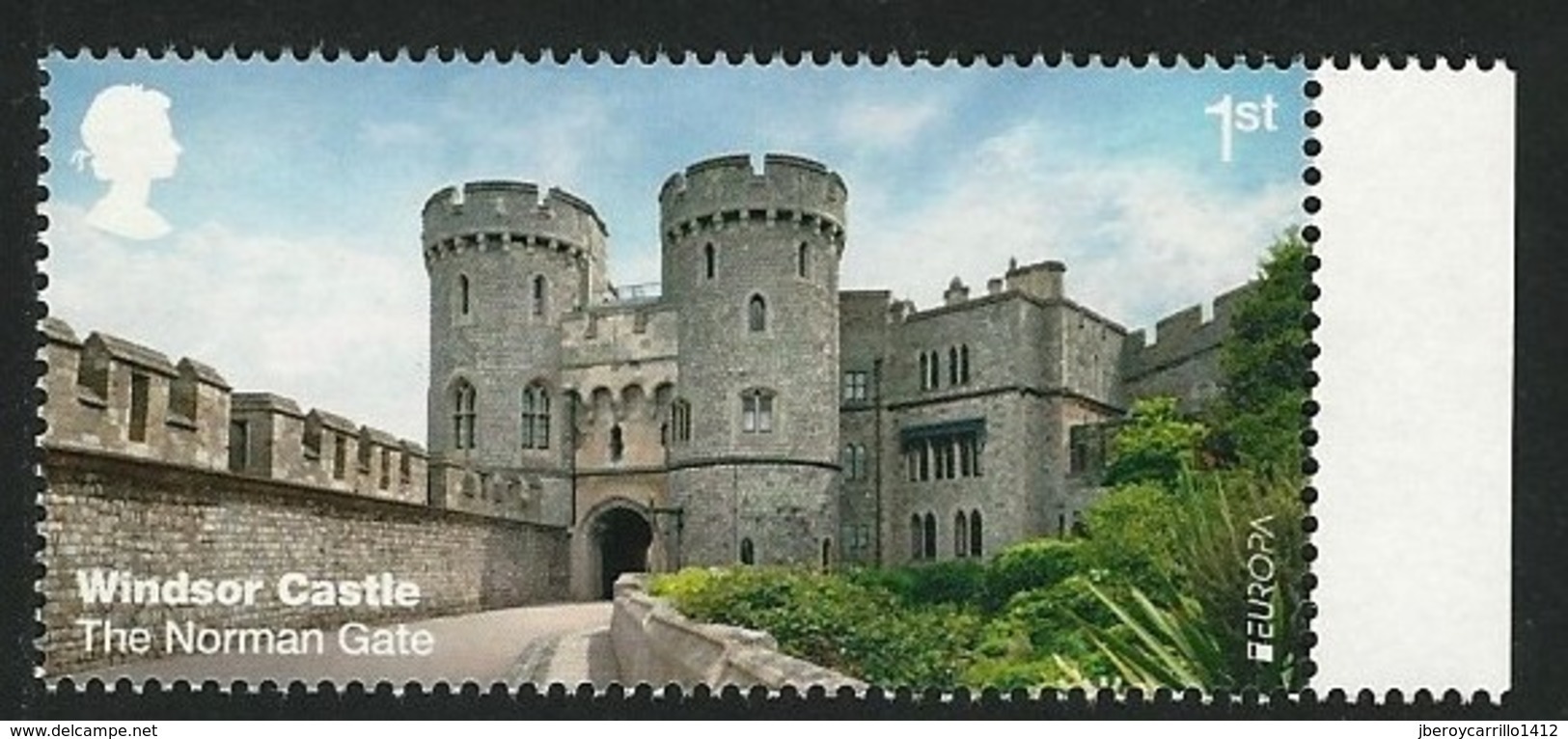 GRAN BRETAÑA/ GREAT BRITAIN/ GROSSBRITANIEN - EUROPA 2017-"WINDSOR CASTLE - NORMAN GATE".- 1st Class Con "EUROPA" Logo - 2017