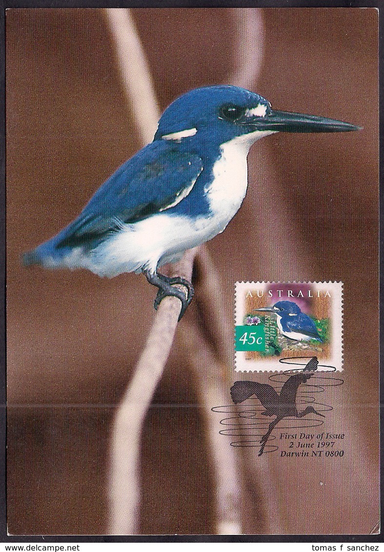 Australia - 1997 - FDC - Oiseaux - Martin-pêcheur - Kingfisher - Autres & Non Classés