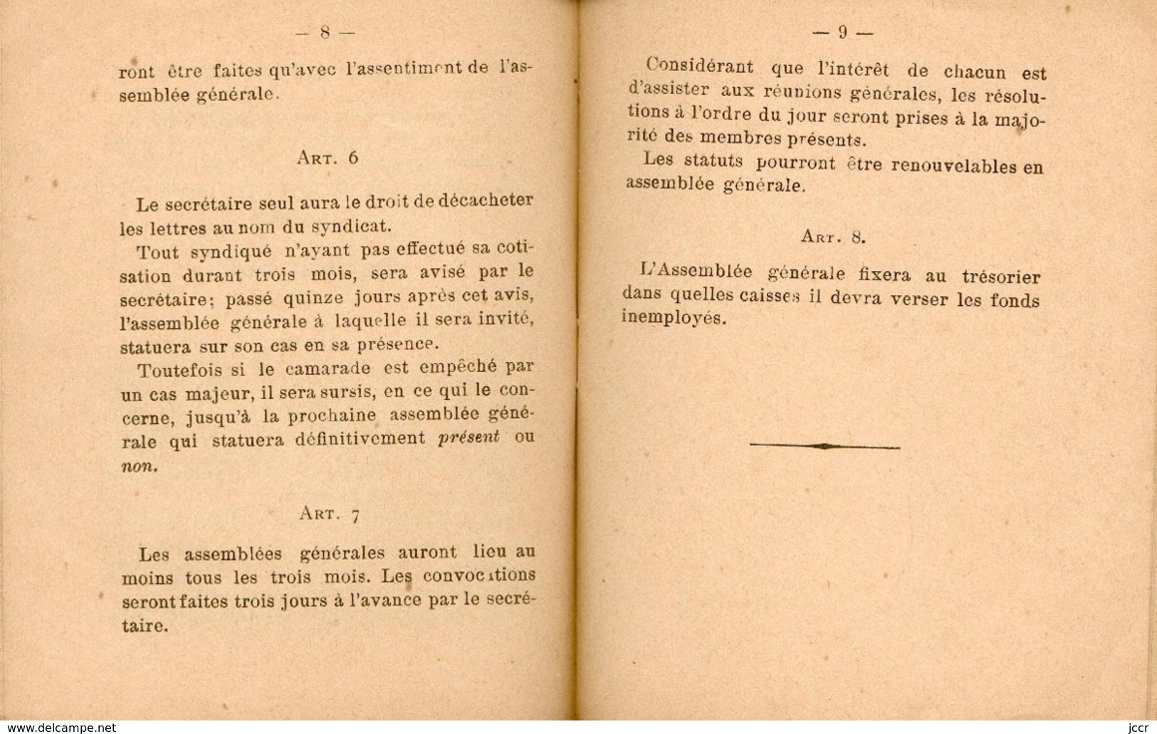 Livret Du Syndicat Indépendant Des Ouvriers Cordonniers (cousu Main) De Paris - 1899 - 1801-1900