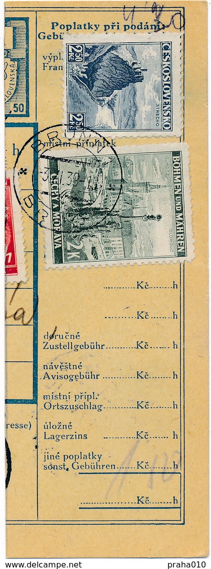 BuM (IMG2058) - Böhmen Und Mähren (1939) Brünn 1 - Brno 1 / ... (Postal Parcel Dispach) Tariff: 4,70 K (+ 50 H) - Briefe U. Dokumente