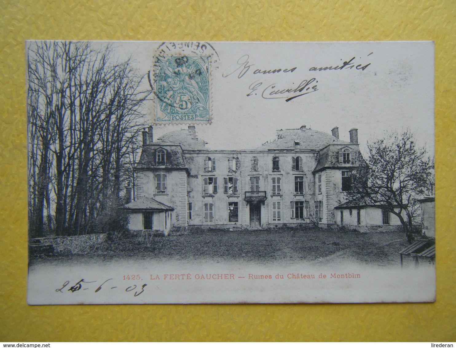 LA FERTE GAUCHER. Les Ruines Du Château De Montblin. - La Ferte Gaucher