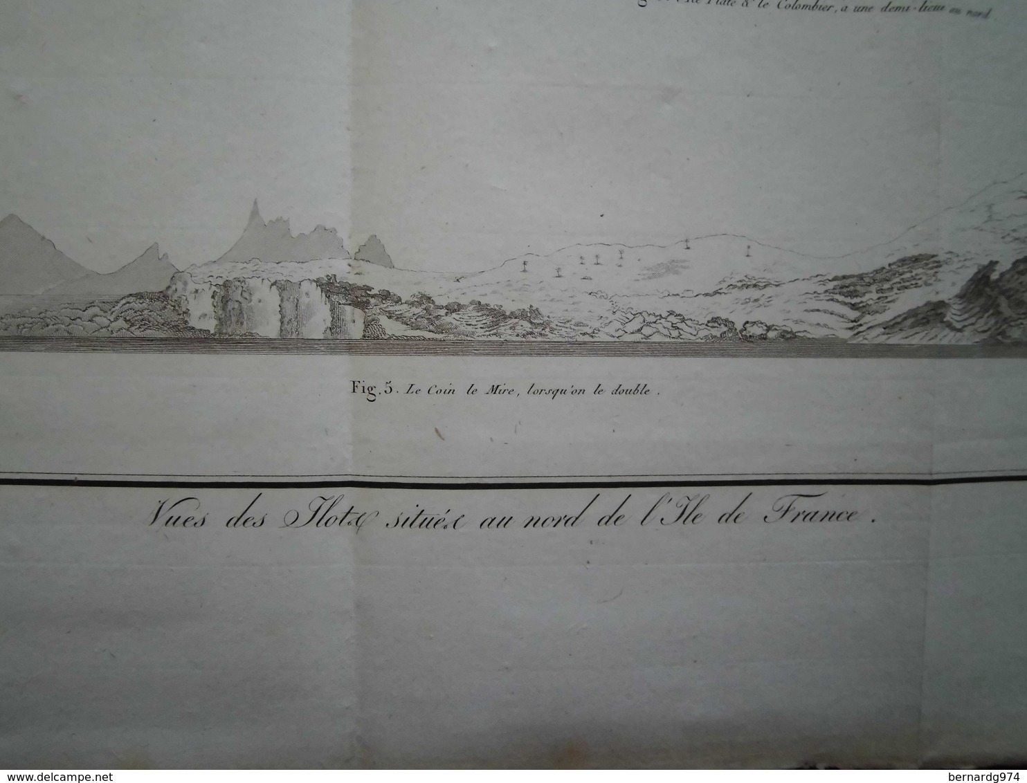 Ile Maurice Mauritius :  "Vue Des Ilots Situés Au Nord De L'Ile De France".Rare Eau-forte De 1804 Par Bory De St Vincent - Historical Documents