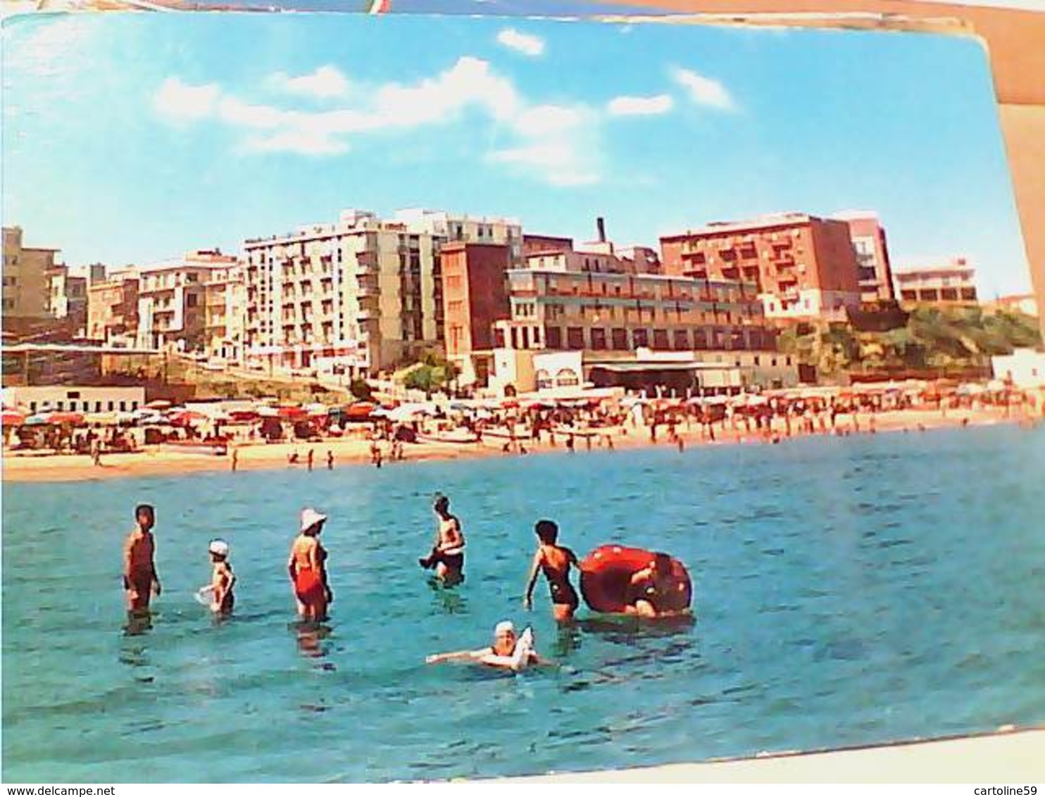 2 CARD  TERMOLI  MOLISE  PORTO E SPIAGGIA VB1966/67 HD10133 - Campobasso