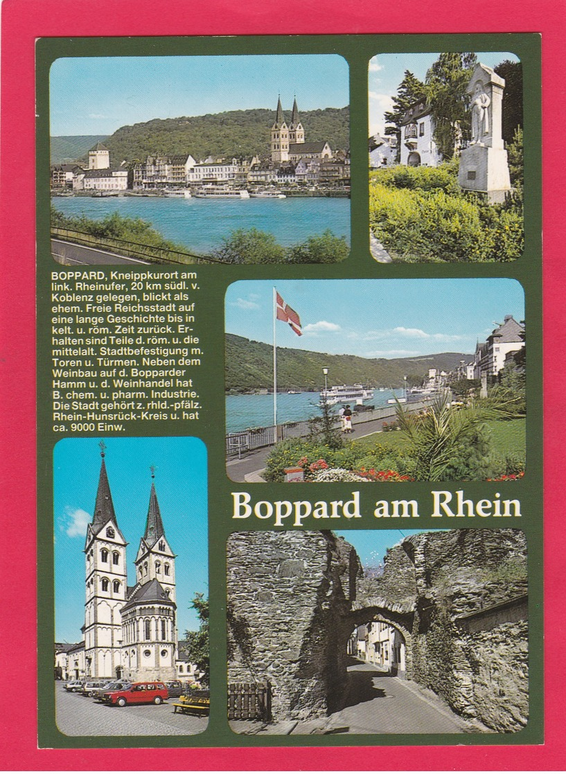 Modern Multi View Post Card Of Boppard Am Rhein,Rhineland-Palatinate, Germany,A20 - Boppard