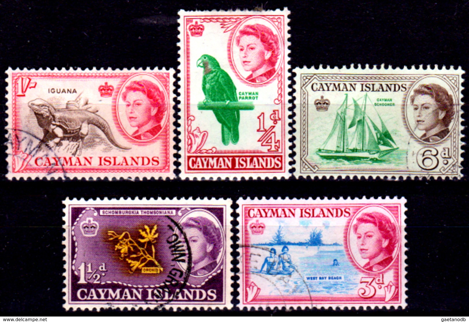 Cayman-055 - Emissione 1962 (+/o) LH - Senza Difetti Occulti. - Cayman (Isole)