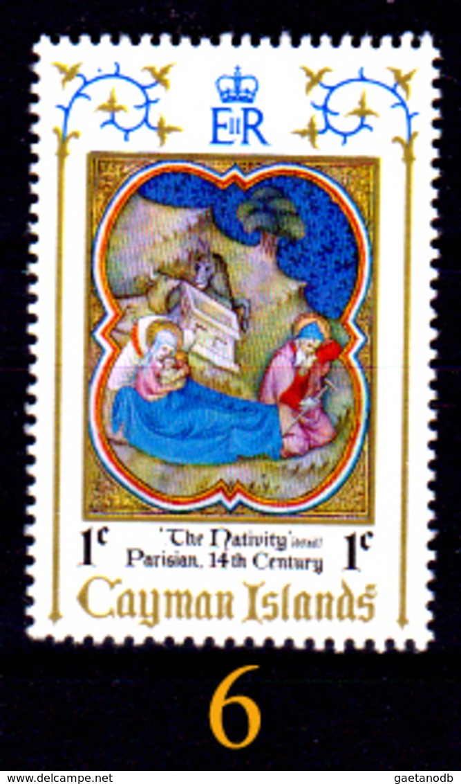 Cayman-057 - Emissione 1965-2001 (++/+/sg/o) MNH/LH/NG - UNO SOLO, a scelta - Senza difetti occulti.