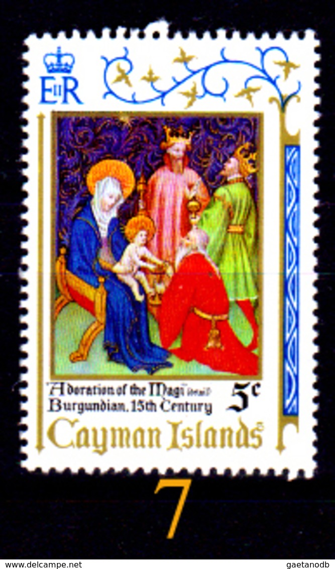 Cayman-057 - Emissione 1965-2001 (++/+/sg/o) MNH/LH/NG - UNO SOLO, a scelta - Senza difetti occulti.