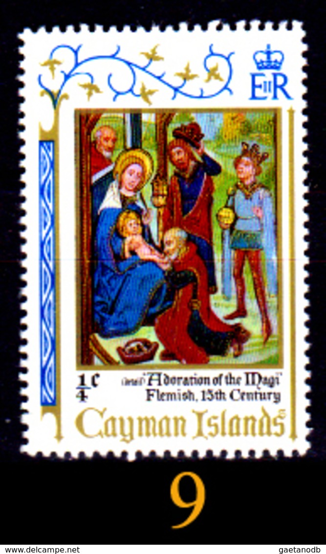 Cayman-057 - Emissione 1965-2001 (++/+/sg/o) MNH/LH/NG - UNO SOLO, a scelta - Senza difetti occulti.