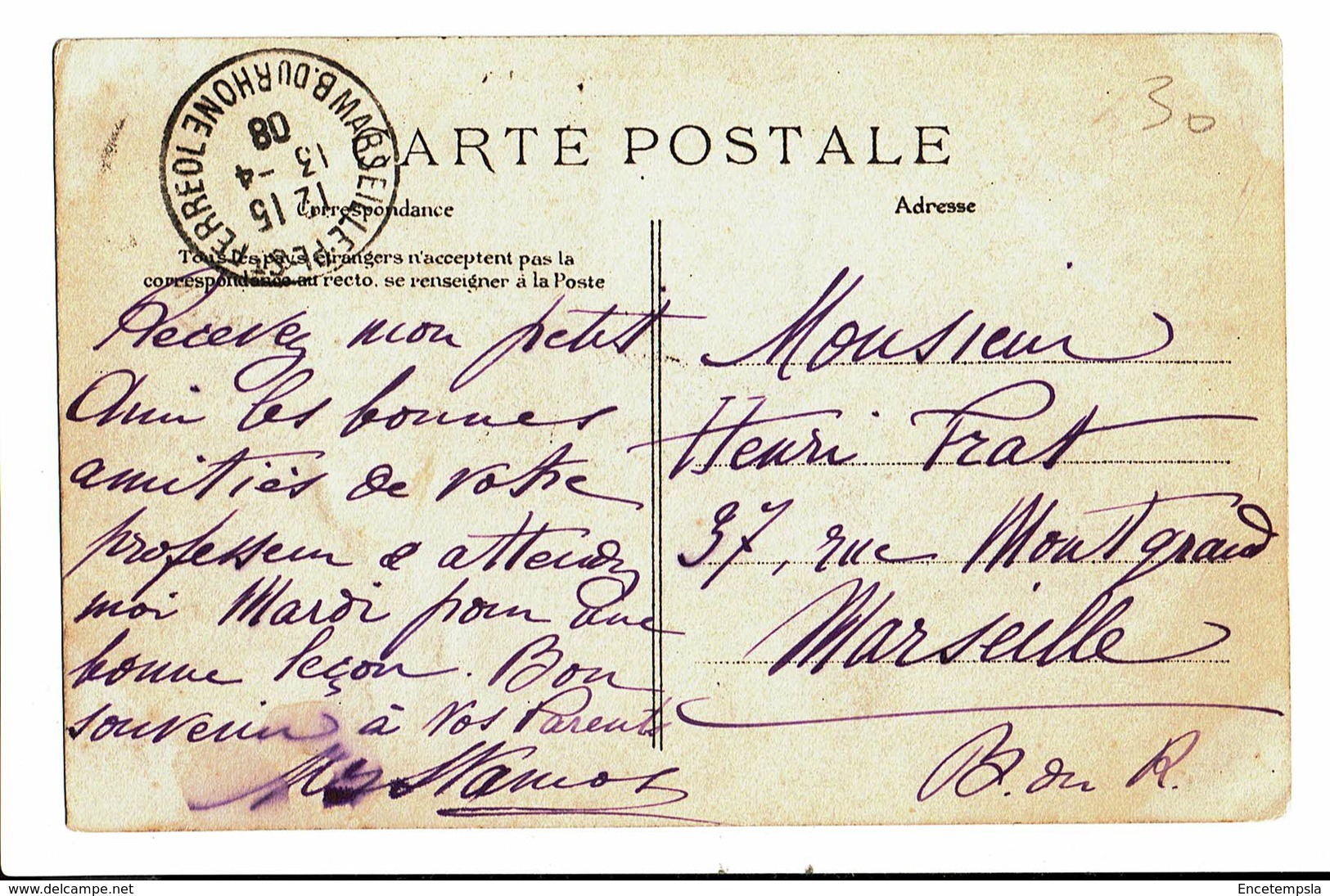 CPA - Carte Postale - FRANCE -Paris - Avenue Kléber -1908-  VM3575 - Arc De Triomphe