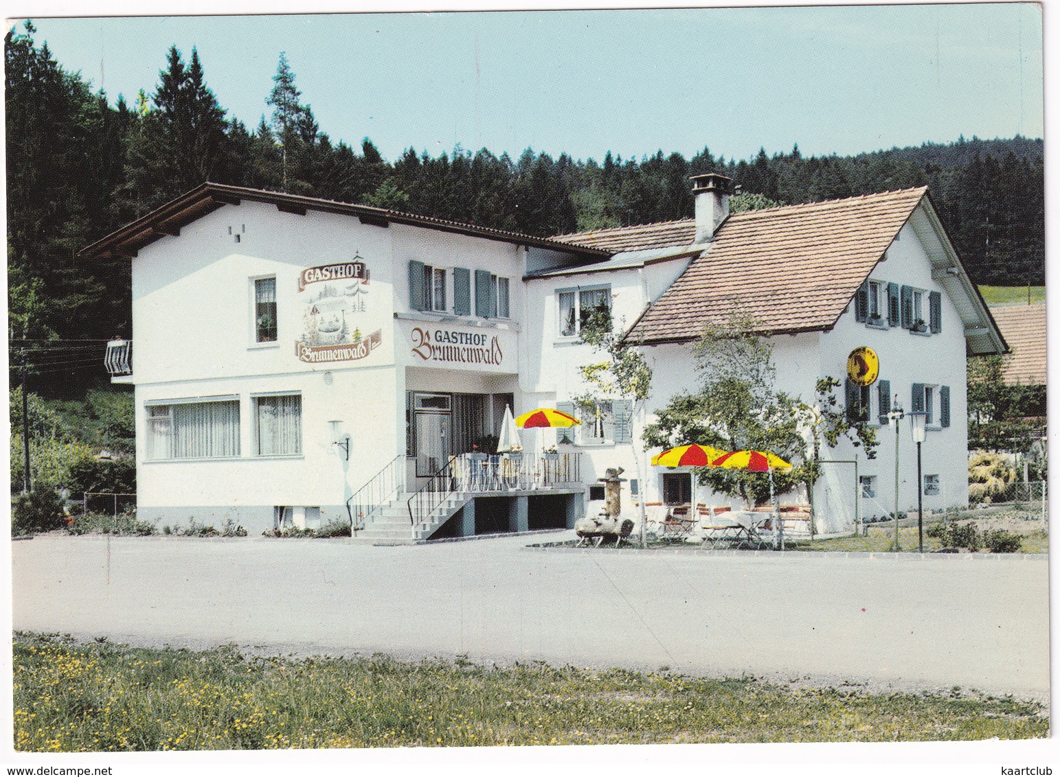 Göfis - Gasthof 'Brunnenwald' , (Besitzer: Familie Lampert) - (Vorarlberg) - Feldkirch