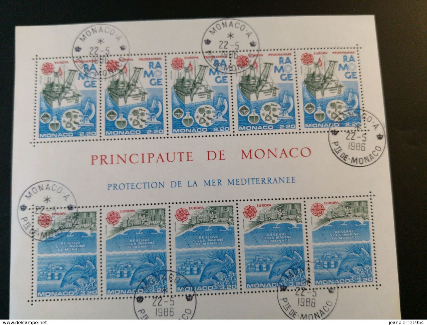 Timbres Monaco Neufxxx Oblitere - Collections (en Albums)