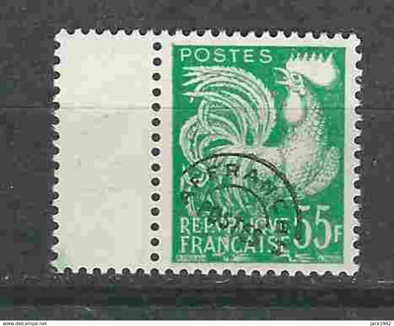 Préoblitéré Yvert N° 118, Type Coq Gaulois 55f - 1953-1960