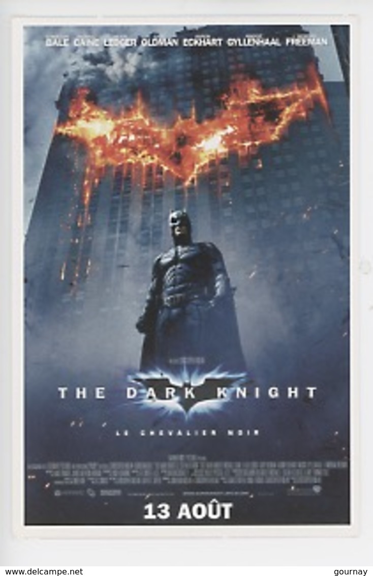 Batman "The Dark Knight" Le Chevalier Noir - Cp Vierge - Manifesti Su Carta