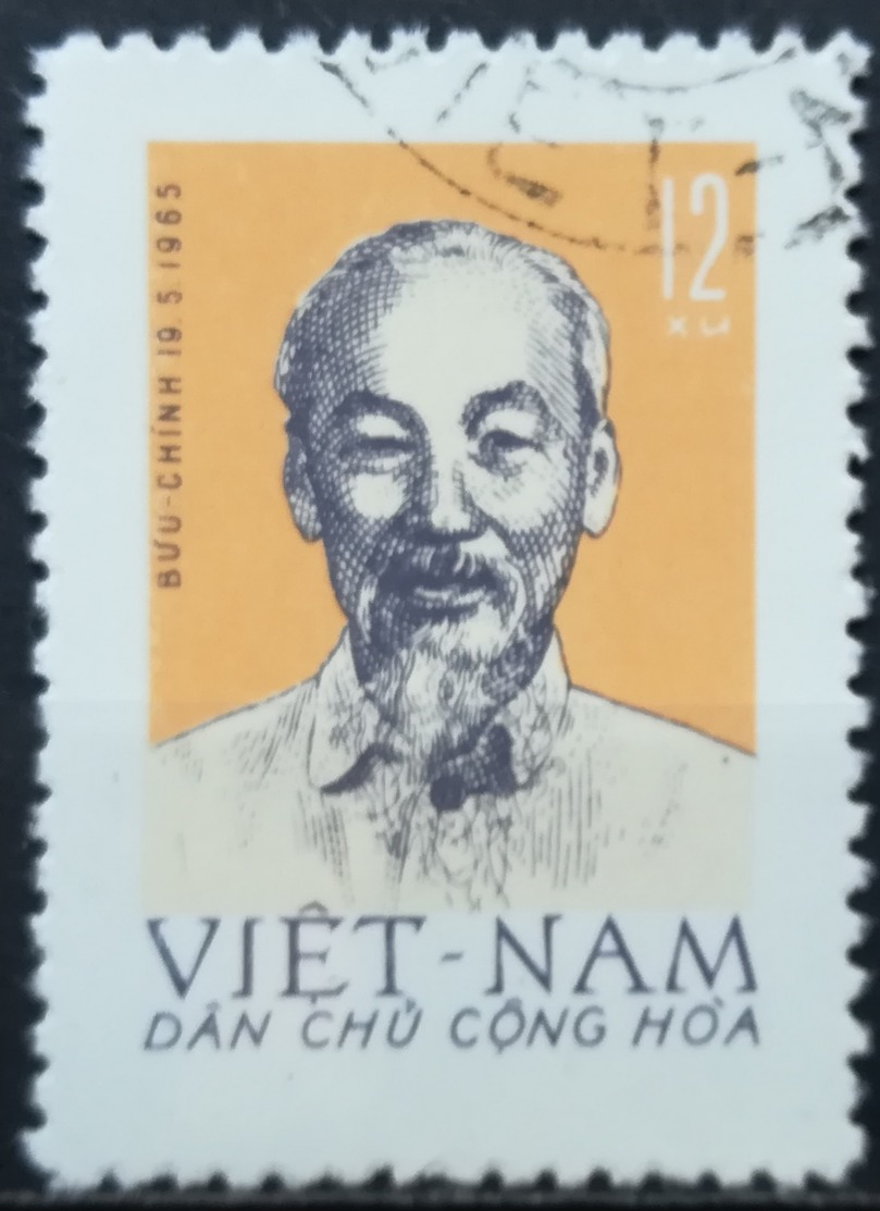 1965 NORTH VIETNAM 75th Birth Anniversary Of President Ho Chi Minh - Viêt-Nam