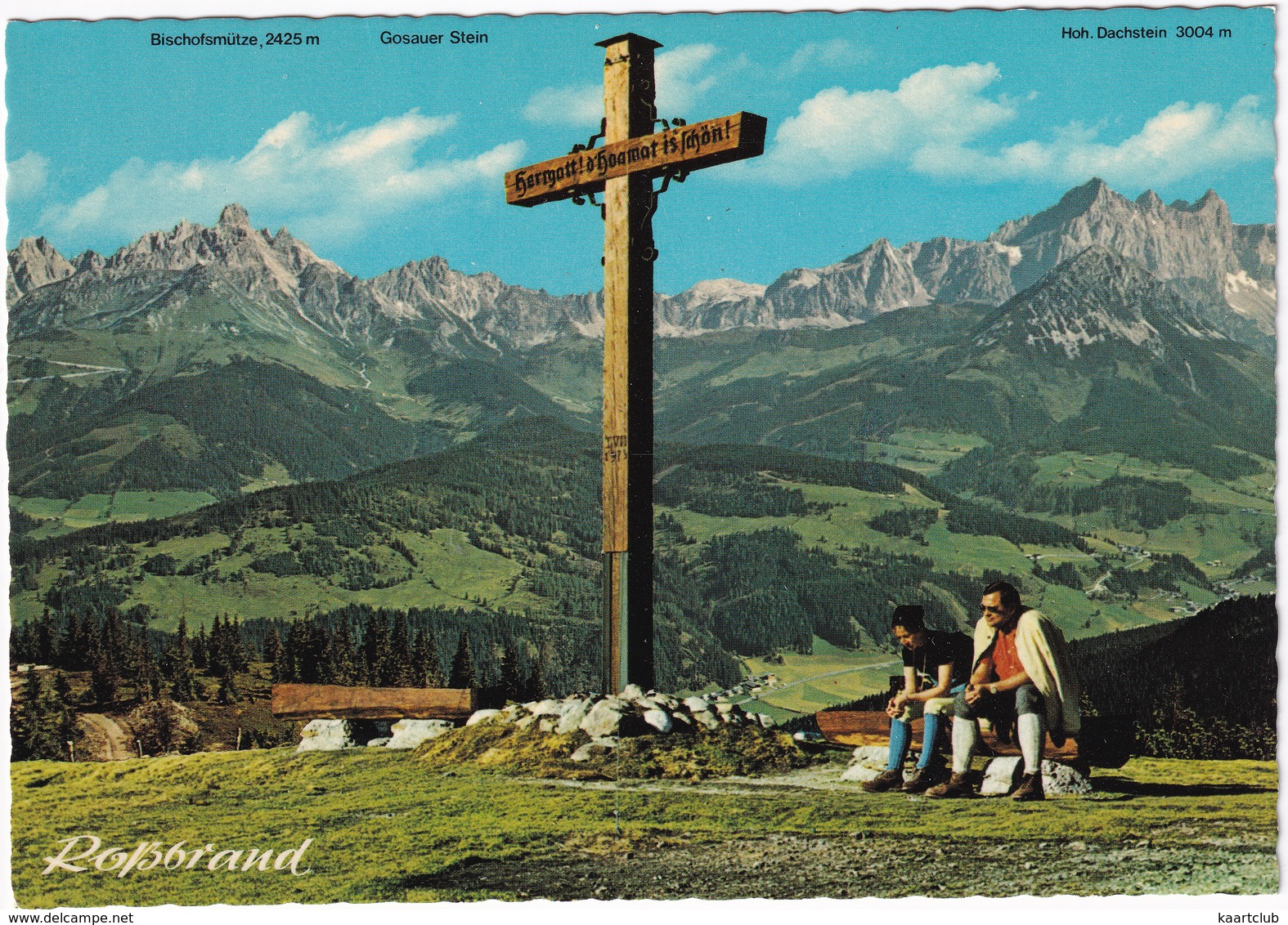 Gipfelkreuz Am Roßbrand, 1770 M. - Dachstein-Massiv , Radstadt - (Land Salzburg) - Radstadt