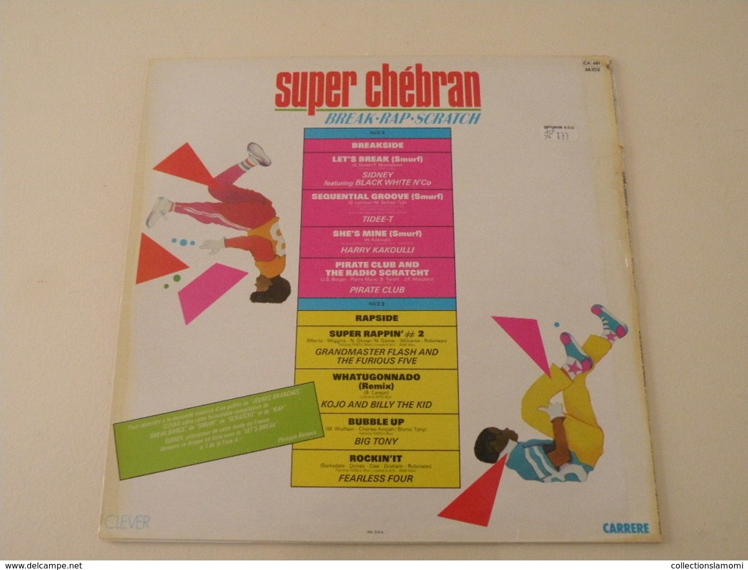 Super Chébran, Break. Rap 1984 - (Titres Sur Photos) - Vinyle 33 T LP - Rap & Hip Hop