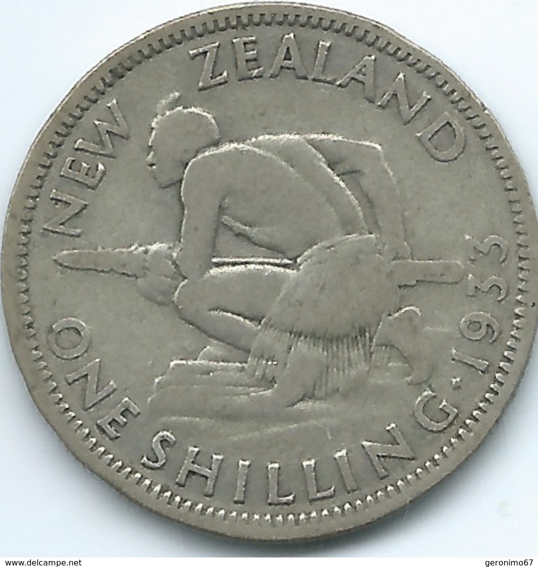 New Zealand - George V - 1933 - Shilling - KM3 - Nuova Zelanda