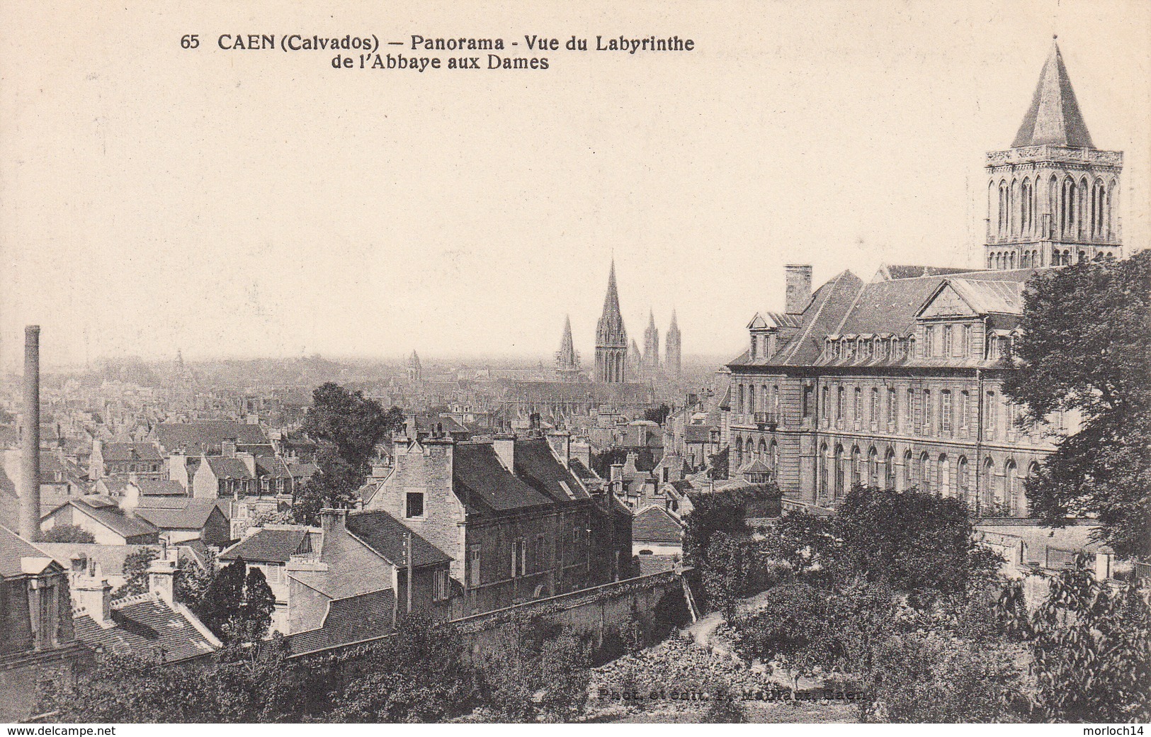 CAEN : Panorama-Vue Du Labyrinthe - Caen