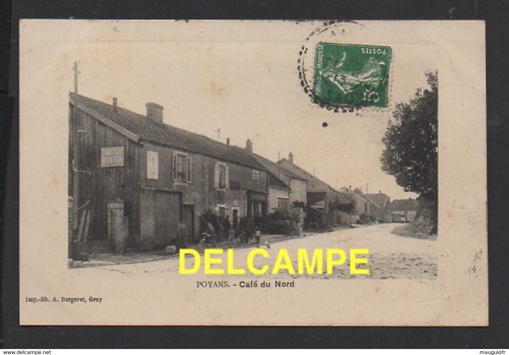 DD / 70 HAUTE SAÔNE / POYANS / HABITANTS DEVANT LE CAFÉ DU NORD / 1913 - Other & Unclassified