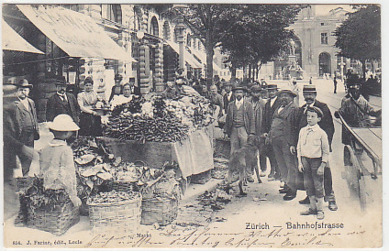 Zürich - Bahnhofstrasse - Superanimation - 1904      (P-170-70502) - Zürich