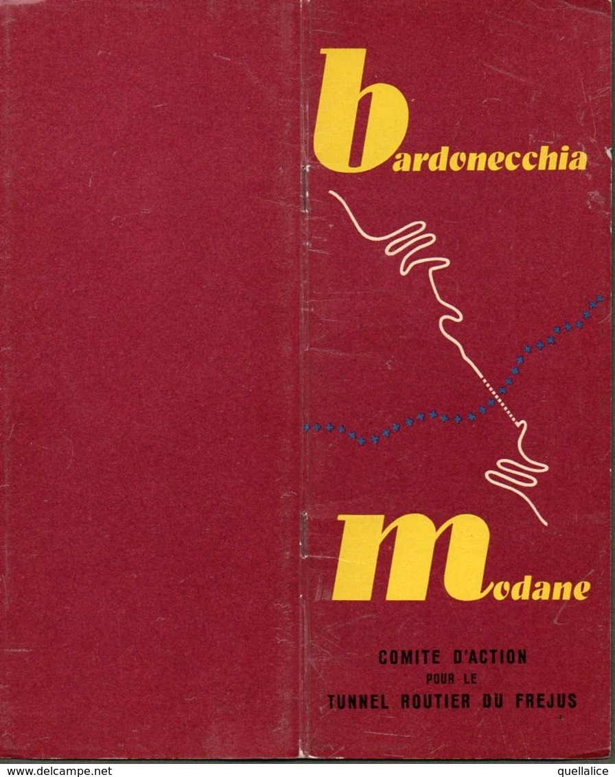 1201 "(TO) BARDONECCHIA-MODANE - COMITE D'ACTION POUR LE TUNNEL ROUTIER DU FREJUS" PROGETTO - Europe